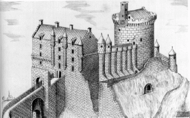 Rosslyn Castle, ante 1700